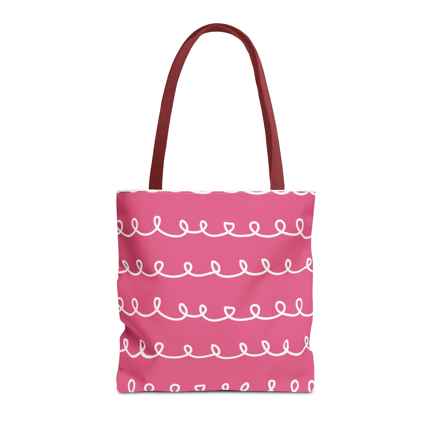 Pink Swirl Tote Bag