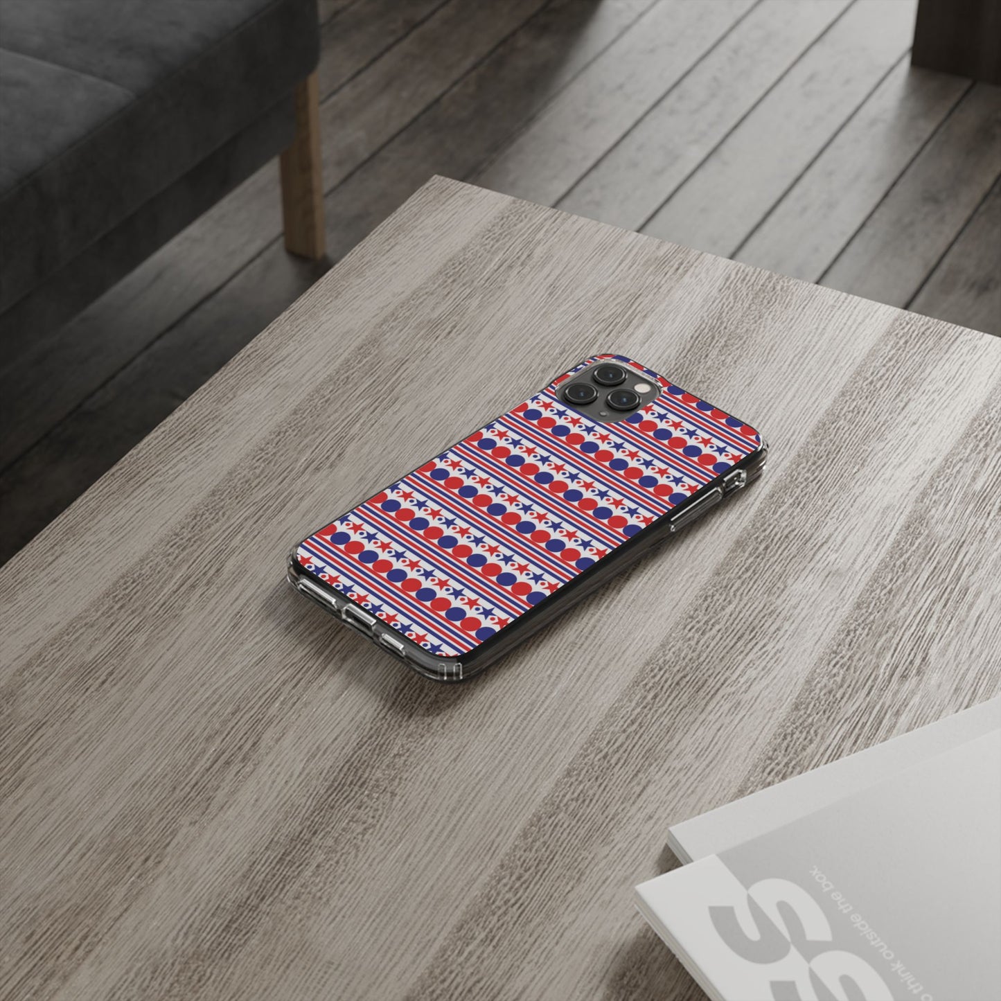 Patriotic Stripes and Stars Phone Case